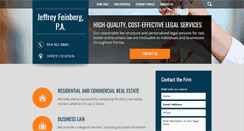 Desktop Screenshot of jeffreyfeinberg.com